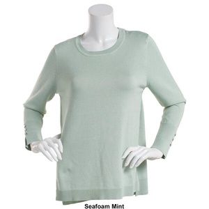 Retrology Sweater Women XL Seafoam‎ Mint Rayon Pastel Preppy Casual Modest